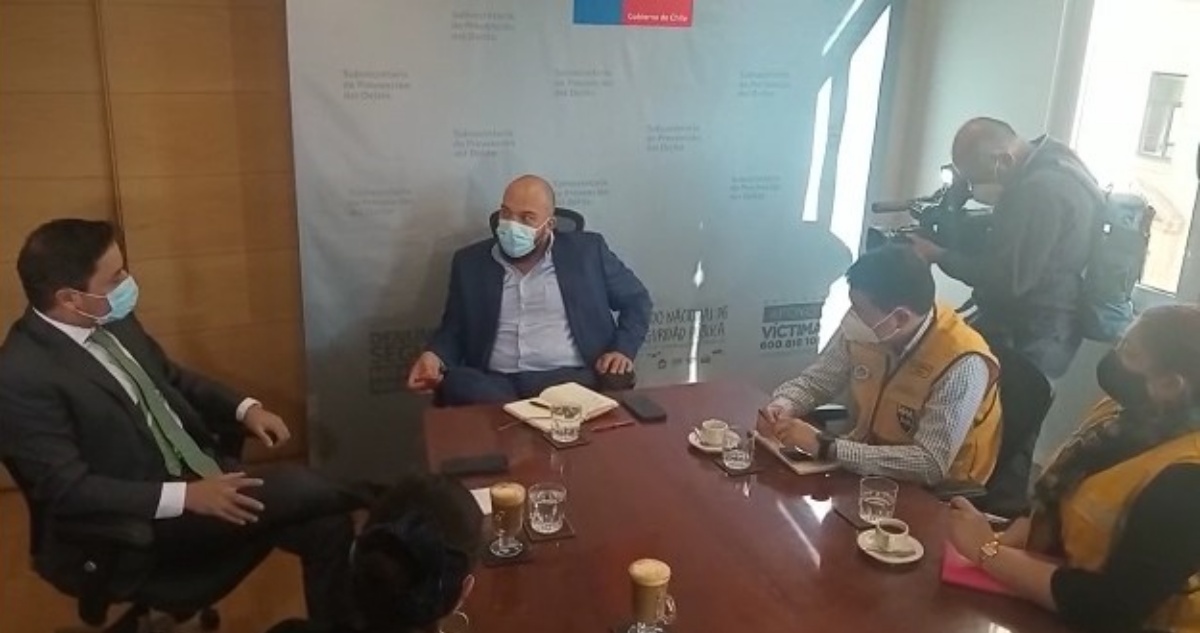 Alcalde Carter y Subsecretaría del Delito