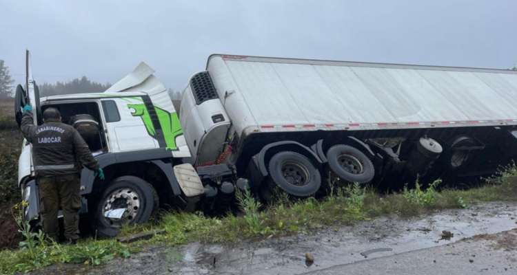 Dueños de camiones por conductor herido en la cabeza durante ataque en Ercilla.