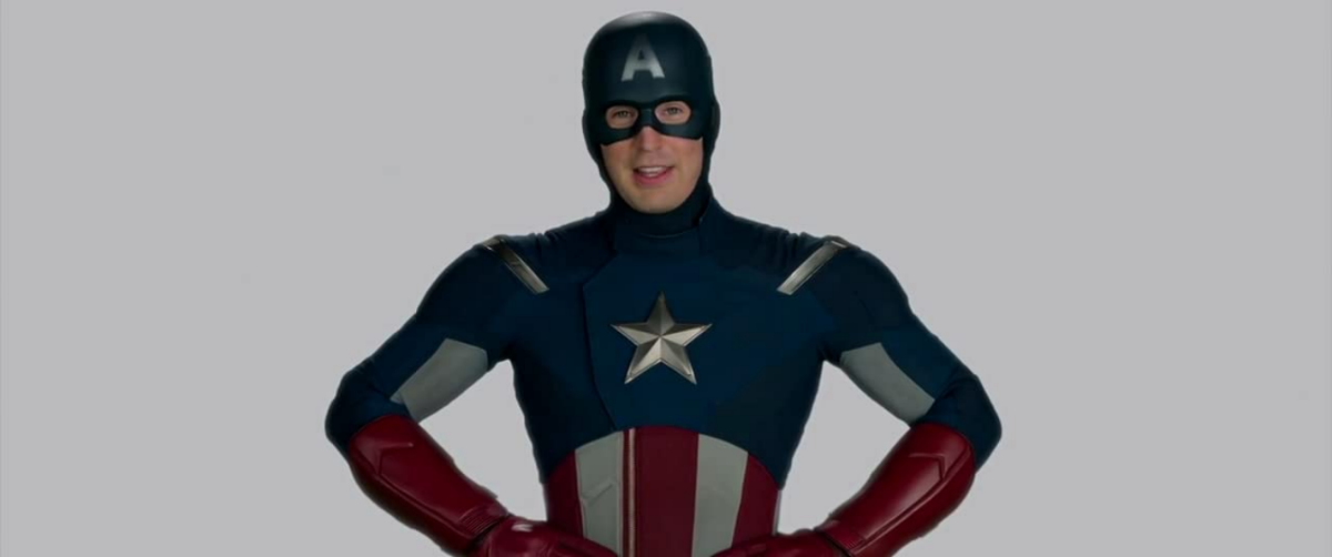 Chris Evans como Capitán América 