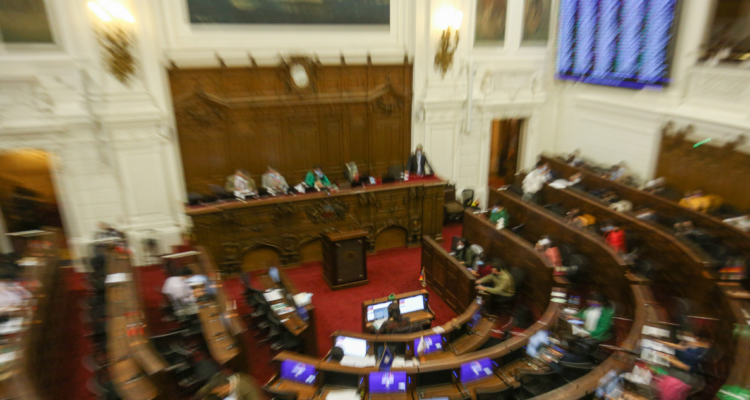 Imagen del Pleno de la Convención Constitucional