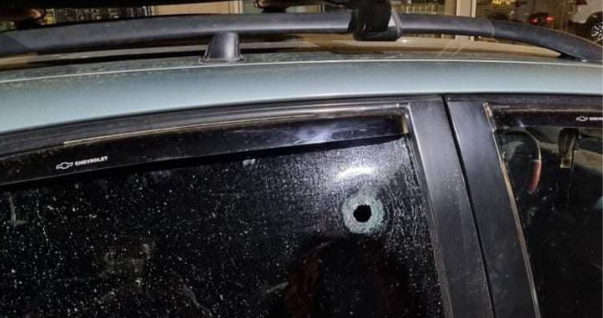 Automóvil baleado en Concepción