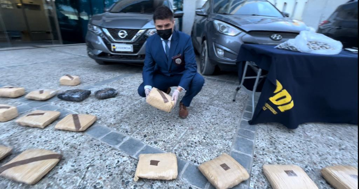 Droga incautada en Valparaíso