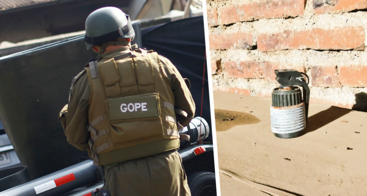 Encuentran granada de mano en basurero público de Algarrobo