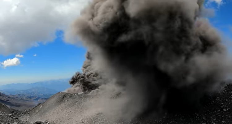 erupción nevados de chillán