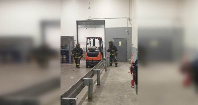 Fuga de gas supermercado Valparaíso