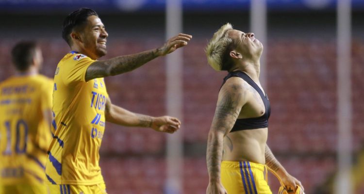 Yeferson Soteldo celebra ante Querétaro