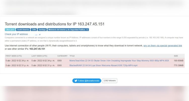 El triple X del ministerio: descubren descarga de películas porno a través de red del gobierno