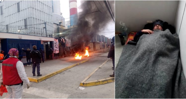 Trabajador inicia huelga de hambre en Bocamina 2