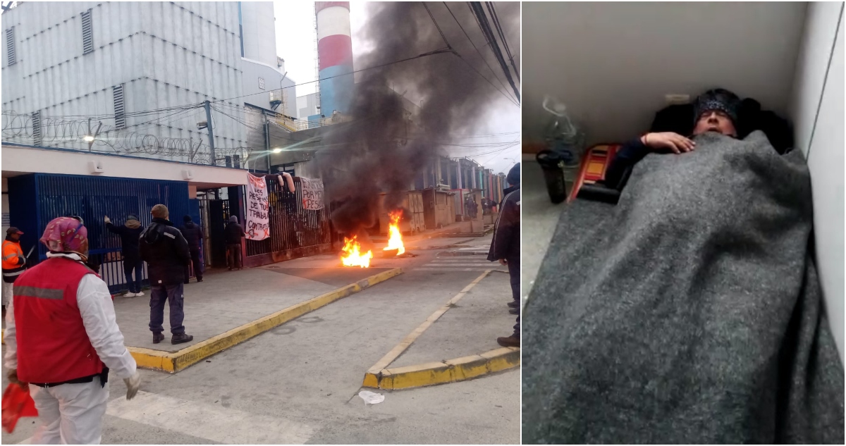 Trabajador inicia huelga de hambre en Bocamina 2