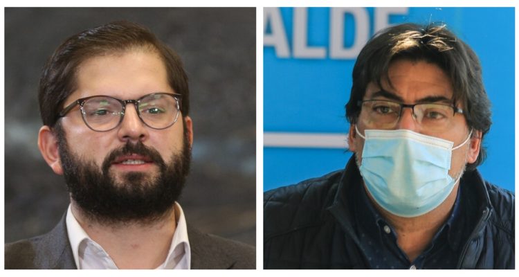 Gabriel Boric y Daniel Jadue