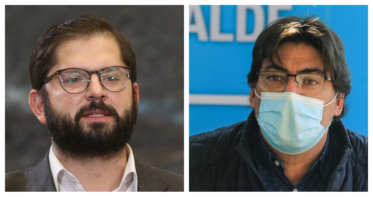 Gabriel Boric y Daniel Jadue