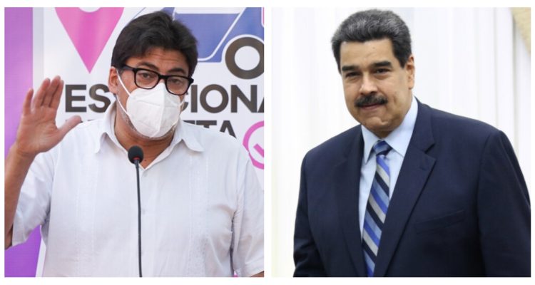 Nicolás Maduro y Daniel Jadue
