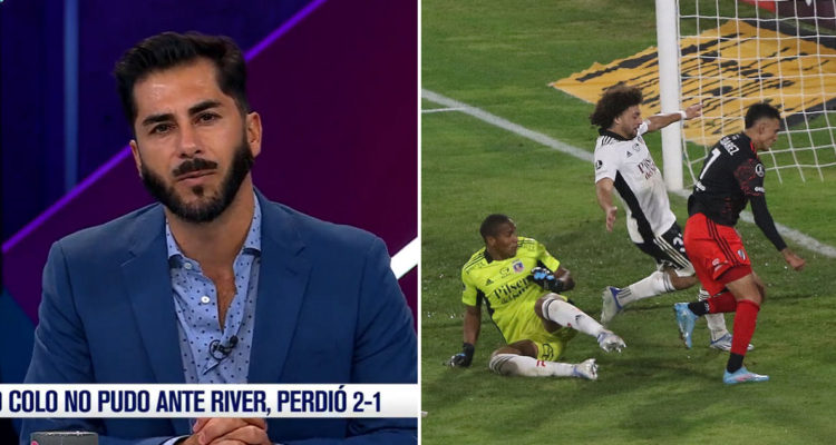 Johnny Herrera defendió a Carabalí repasando a Gustavo Quinteros.