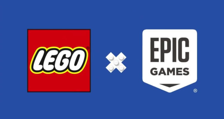 Los logos de LEGO y Epic Games al momento de anunciar la unión entre ambos para crear este nuevo Metaverso.