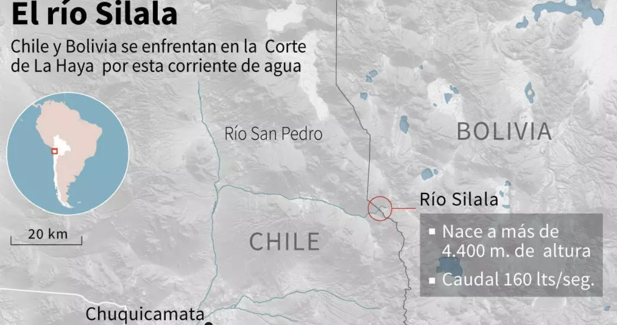 Chile reforzó en La Haya sus argumentos en disputa con Bolivia por aguas del río Silala