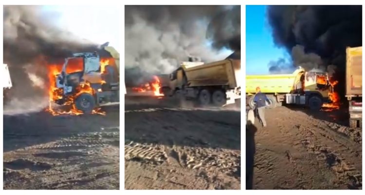 Ataque incendiario en Los Álamos