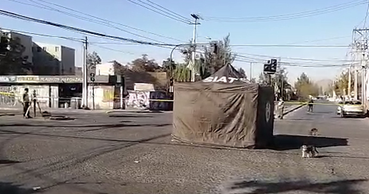 Mujer atropellada por camión