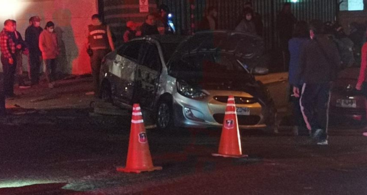 Dos mujeres heridas deja colisión al oriente de Talca.