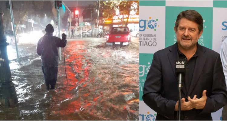 Orrego por lluvias en RM