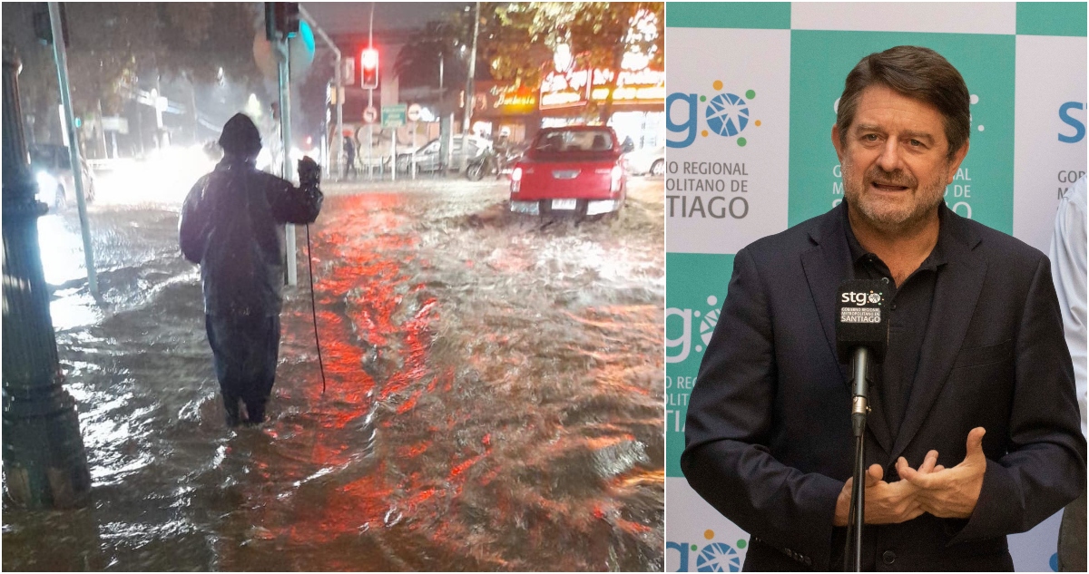 Orrego por lluvias en RM
