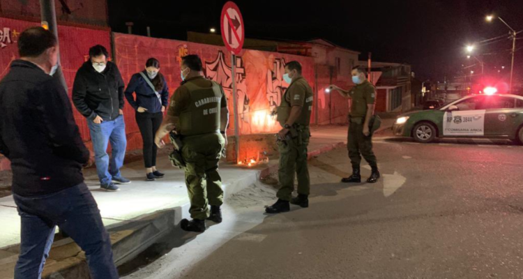 Realizan peritajes para esclarecer la muerte de un peatón en Arica.