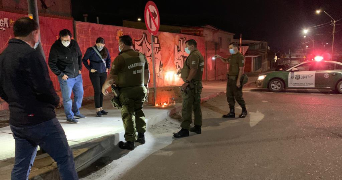 Realizan peritajes para esclarecer la muerte de un peatón en Arica.