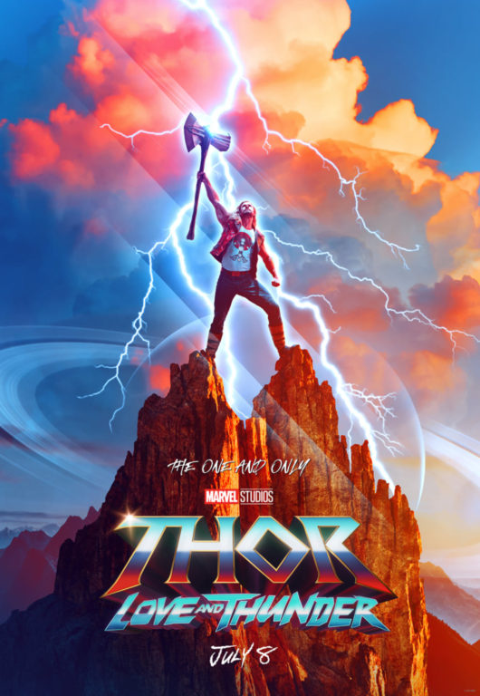 Póster oficial de "Thor: Love and Thunder"