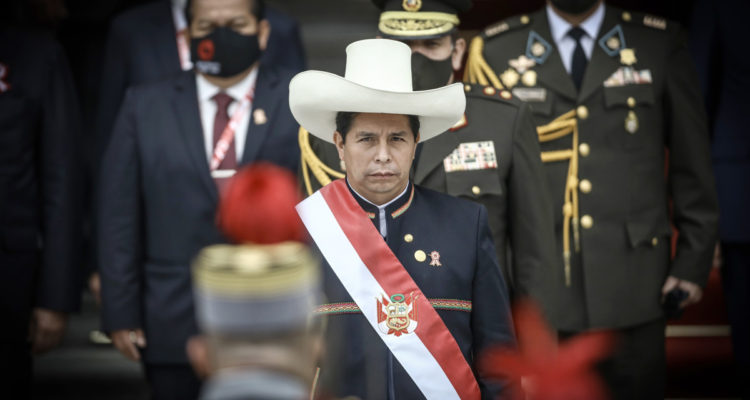 El presidente de Perú, Pedro Castillo, en una fotografía de archivo.