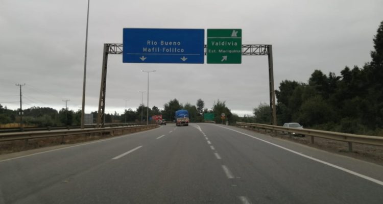 Proyecto de doble vía en accesos a Valdivia