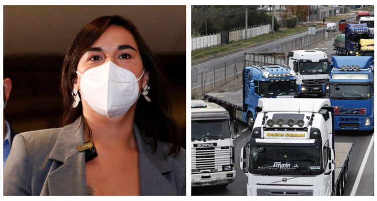 Admiten a trámite querella contra ministra Siches por bloqueo de camioneros