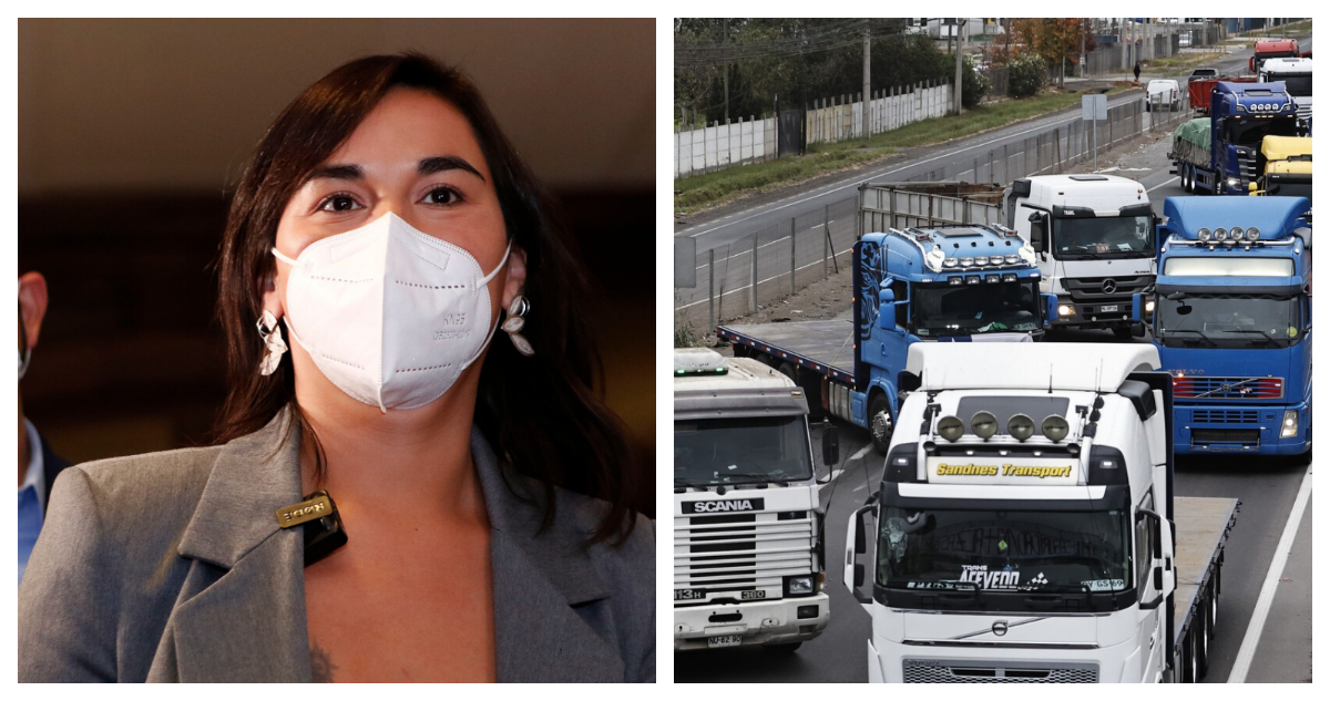 Admiten a trámite querella contra ministra Siches por bloqueo de camioneros