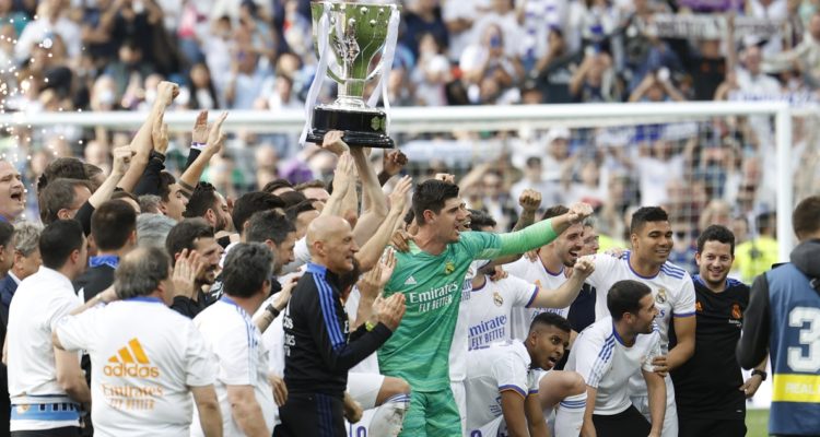 Real Madrid campeón de La Liga.