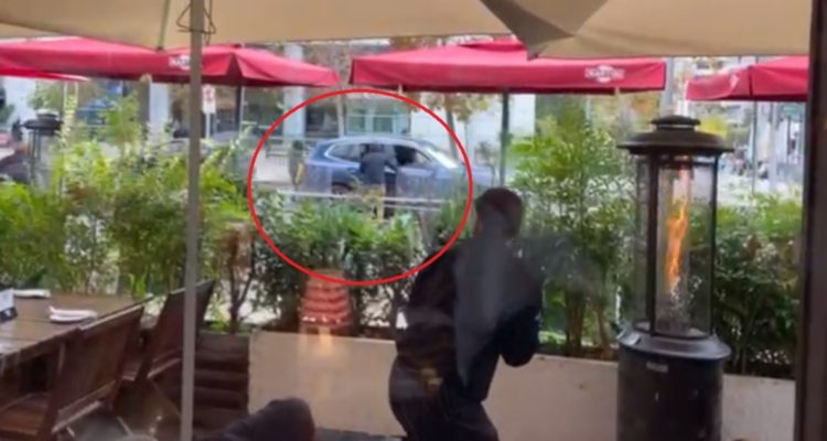 Robo en tienda de Santiago