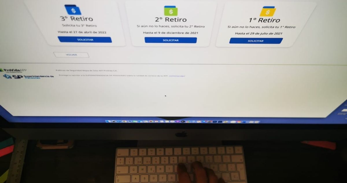 Tercer retiro del 10% de fondos de AFP