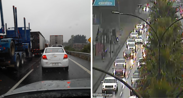 Enorme congestión genera tacos de hasta tres horas en comunas del Gran Concepción