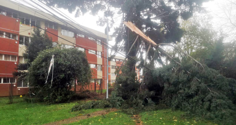 Sistema Frontal en Los Ríos
