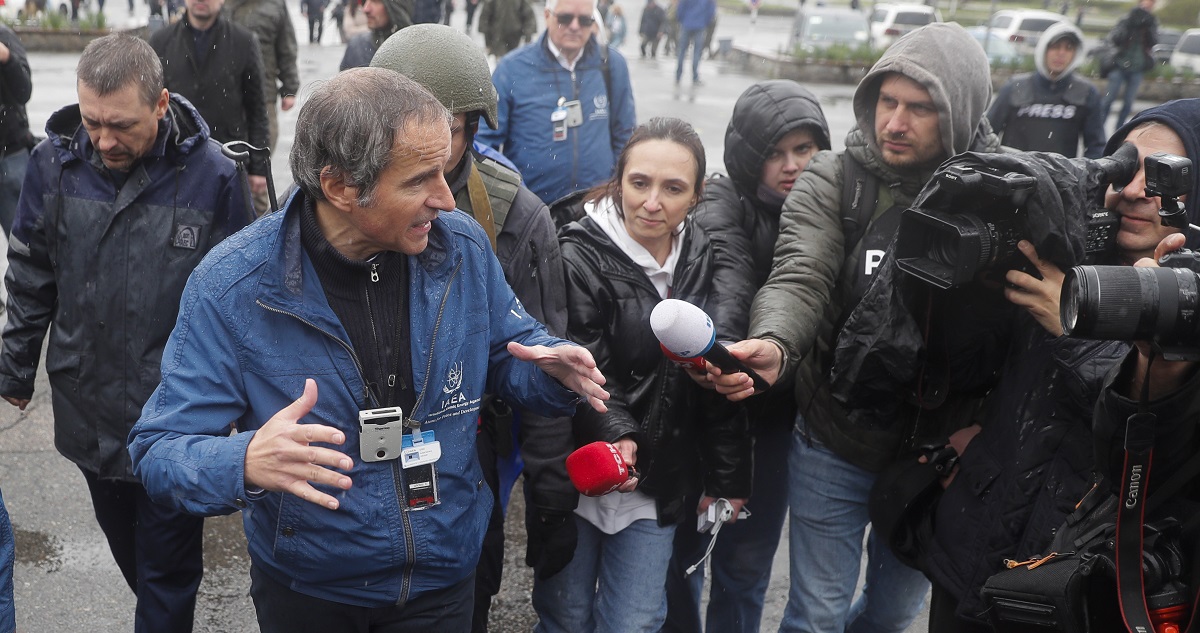 Rafael Grossi en Chernóbil.