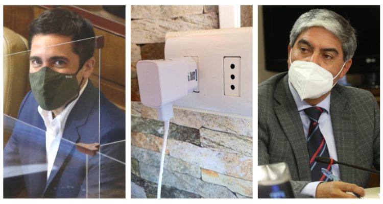 Foto contexto UDI y cargador de celular