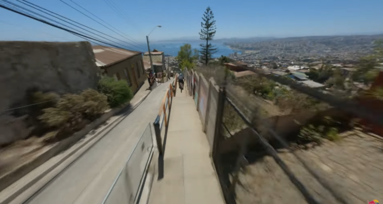 Valparaíso Cerro Abajo en drone.
