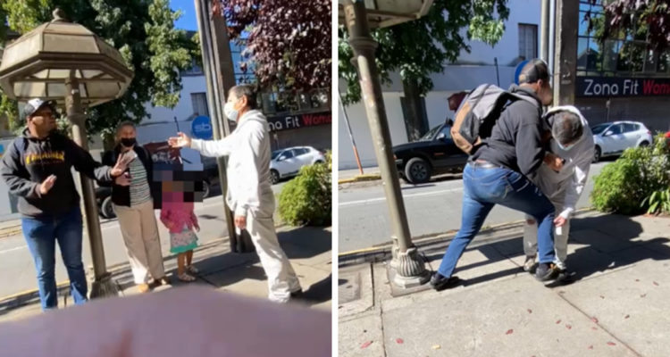 Venezolano agrede a adulto mayor chileno en Concepción por retarlo de no usar mascarilla