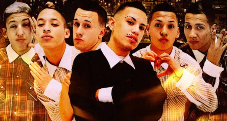 El grupo Los Wachiturros posando para su sencillo en Spotify.