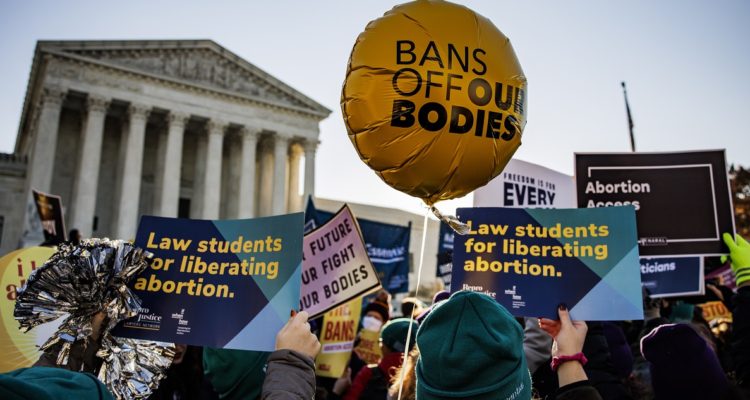 Protestas proaborto frente a la Corte Suprema de los Estados Unidos.