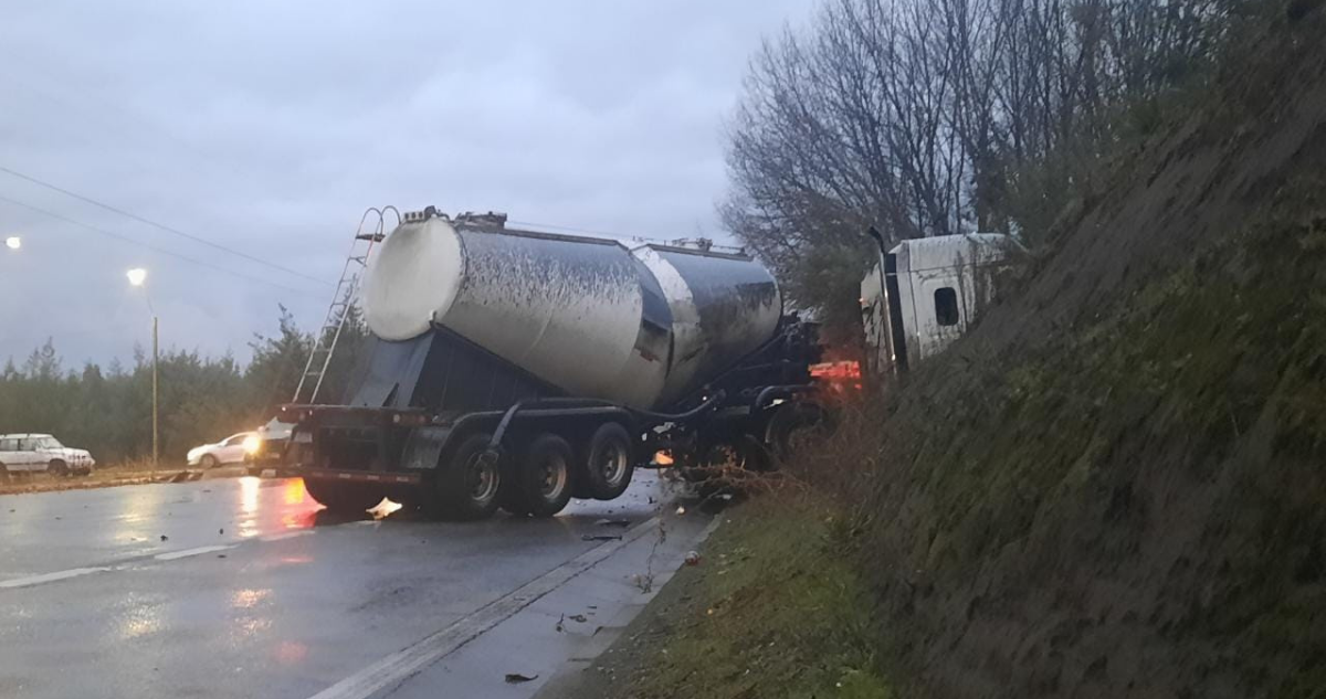 accidente en ruta 156 en nacimiento