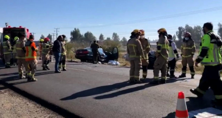 Fatal accidente deja 4 muertos en ruta Pichilemu Santa Cruz