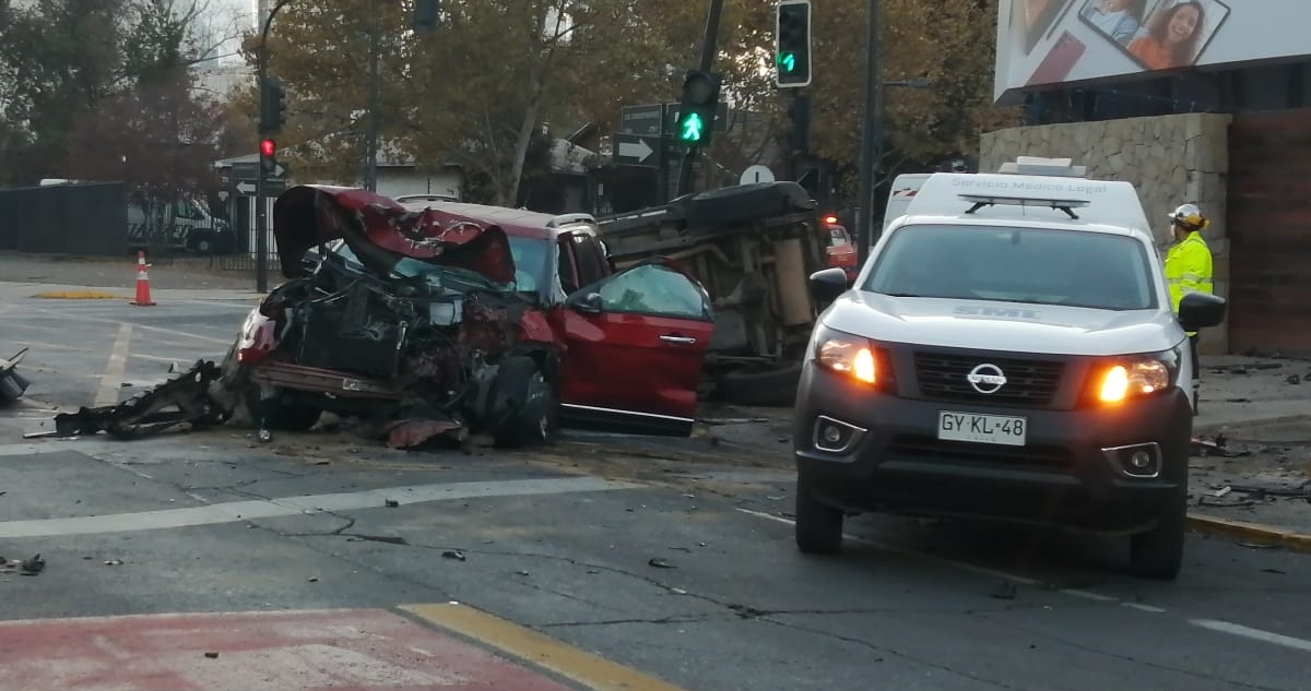 Un muerto y tres heridos deja accidente de tránsito en Providencia