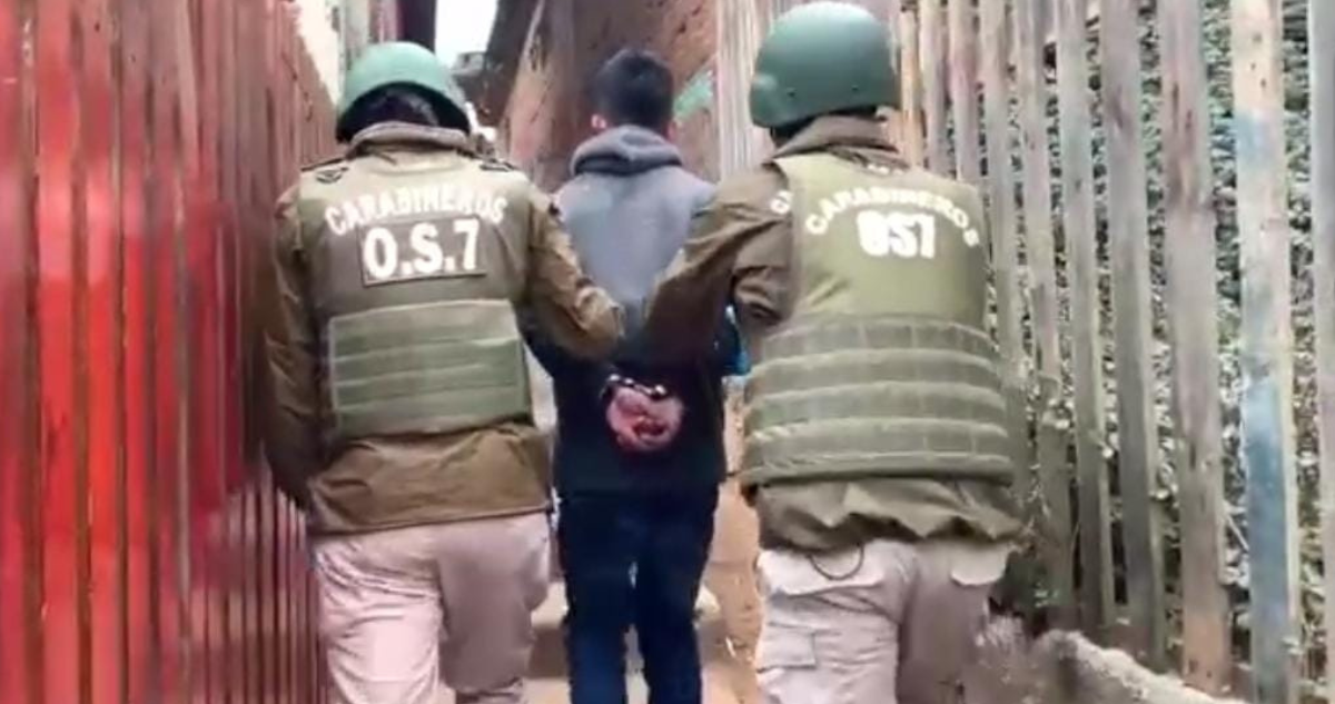 detenidos allanamiento en Valparaíso