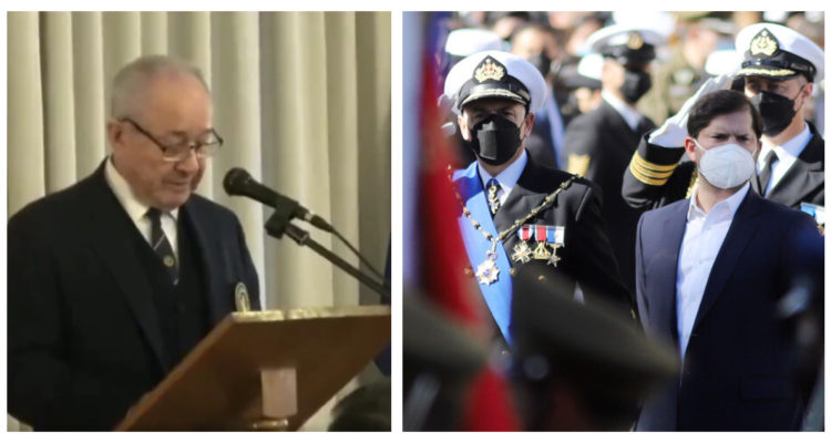 Comandante De La Maza pide disculpas al presidente Boric tras discurso de almirante (r) Vergara