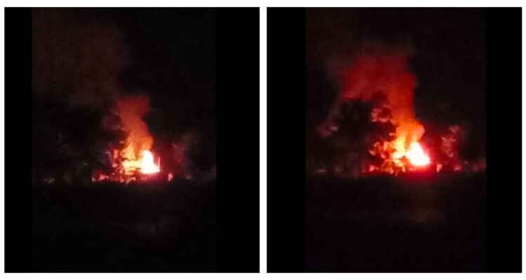 Ataque incendiario en Cañete