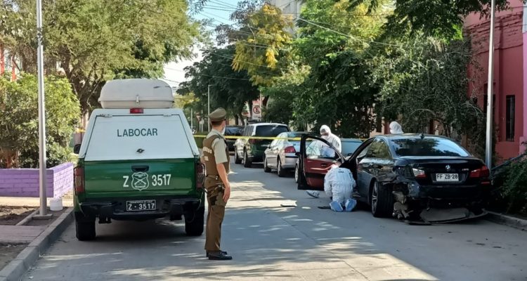 Vuelco en atropello de delincuente en Ruta 5