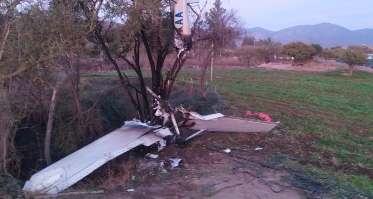 Avioneta cae en Melipilla